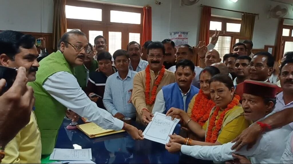 अल्मोड़ा जिला पंचायत सीट पर भाजपा को मिली मिली जीत, हेमा गैड़ा बानी जिला पंचायत अध्यक्ष।