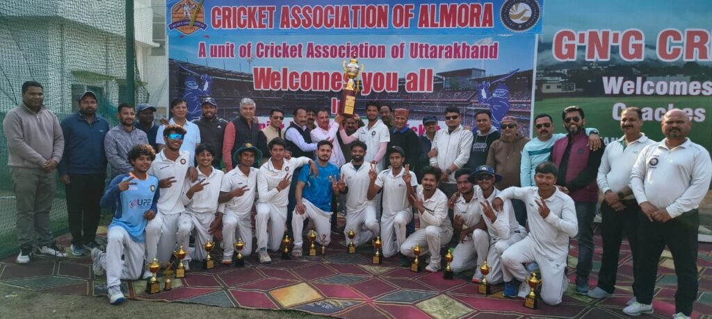 रानीखेत क्रिकेटर्स ने 8 विकेट से जिला क्रिकेट लीग का फाइनल जीता, सागर रावत बने मैन ऑफ़ थे मैच।