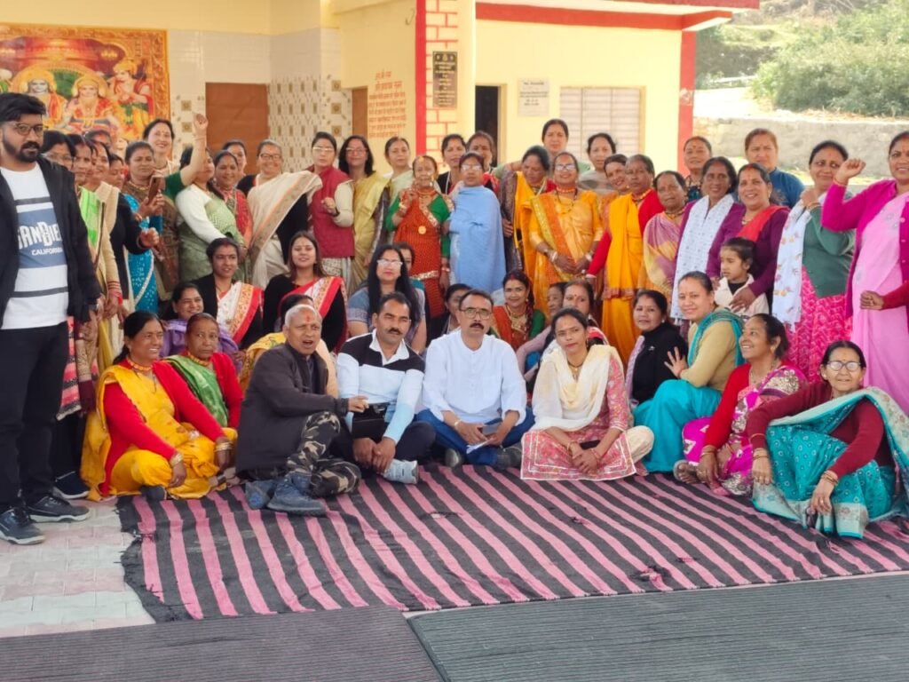 महिला दिवस पर चिलियानौला में आयोजित हुआ महिला समागम कार्यक्रम।