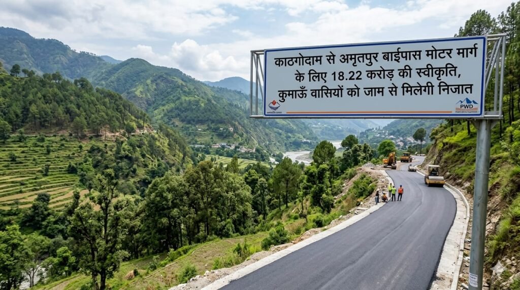 काठगोदाम से अमृतपुर बाईपास मोटर मार्ग के लिए 18.22 करोड़ की स्वीकृति, कुमाऊँ वासियों को जाम से मिलेगी निजात