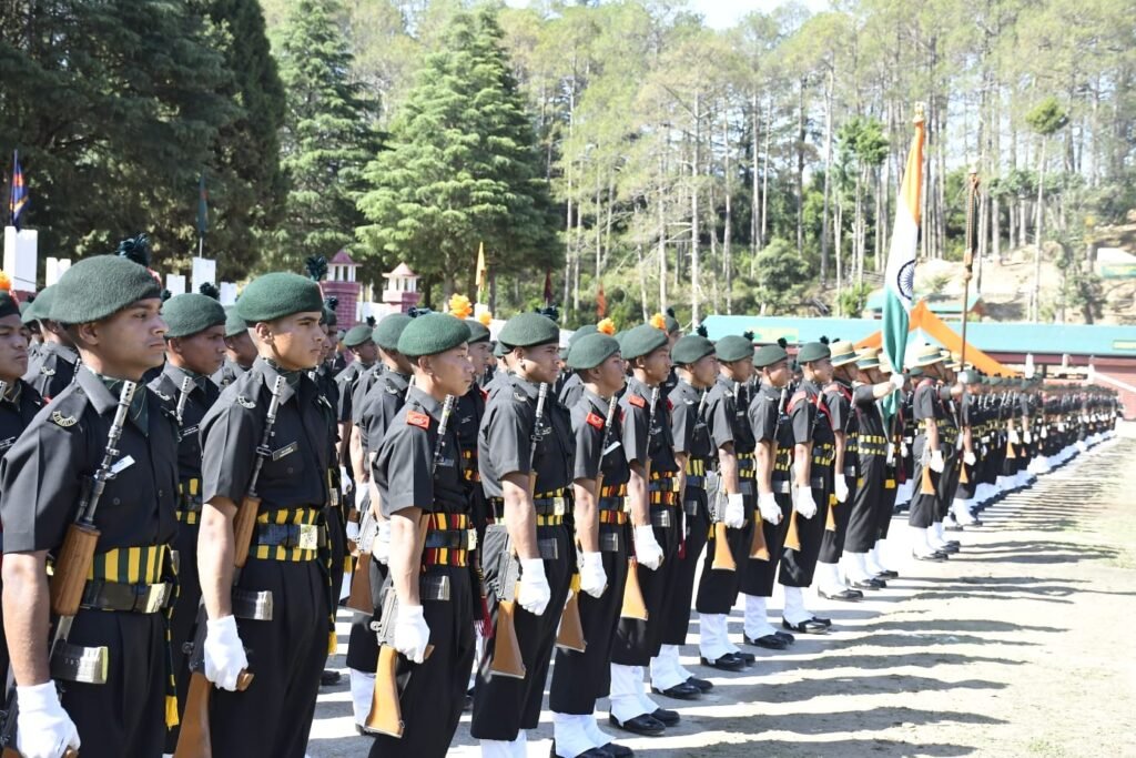 रानीखेत में 1170 अग्निवीर शपथ लेकर राष्ट्र सेवा को भारतीय सेना का हिस्सा बने।