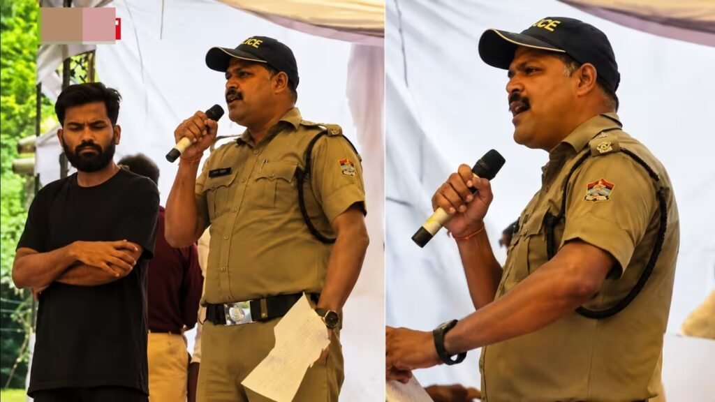 जंतर मंतर पर उत्तराखंड पुलिस के सिपाही का आपत्तिजनक बयान, आईजी निवेदिता कुकरेती ने बताया सिपाही पहले से निलंबित, आपराधिक इतिहास भी रहा है।