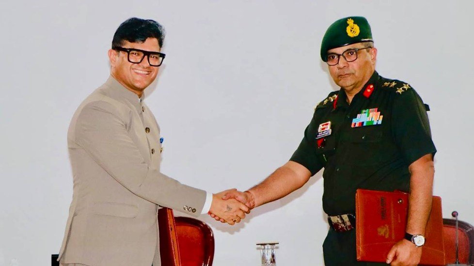 कुमाऊं एवं नागा रेजीमेंट के सैनिक परिवारों के बच्चों को मिलेगी फीस में छूट, CIMS एवं UIHMT और कुमाऊं रेजीमेंटल सेंटर के बीच एमओयू हुआ।