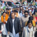 चितई गोल्ज्यू मंदिर से रानीखेत पहुंची कांग्रेस की न्याय यात्रा, ‘वोट बचाओ–देश बचाओ’ का संदेश। यशपाल आर्य, भुवन कापड़ी भी शामिल रहे।